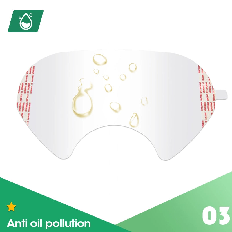 DeeXun 50 Pack Peel Off Lens Cover Compatible for 6885, 6000, 6700, 6800, 6900 Series Respirator Mask, Protective Cover(Pack of 30)