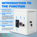 2L Lab Shear V Type Dry Powder Mixer, Mixing Machine for Powder, 304 Stainless Steel Blender Blending Machine