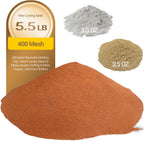 5.5LB 400 Mesh Fine Casting Sand for Metal, 0.22LB Viscosity-Enhancing Soil and 0.22LB Release Sand, Molding Clay for Jewelry Making, Casting Kit for Detailed Replicas (Weight-5.5LB)