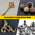 5.5LB 400 Mesh Fine Casting Sand for Metal, 0.22LB Viscosity-Enhancing Soil and 0.22LB Release Sand, Molding Clay for Jewelry Making, Casting Kit for Detailed Replicas (Weight-5.5LB)