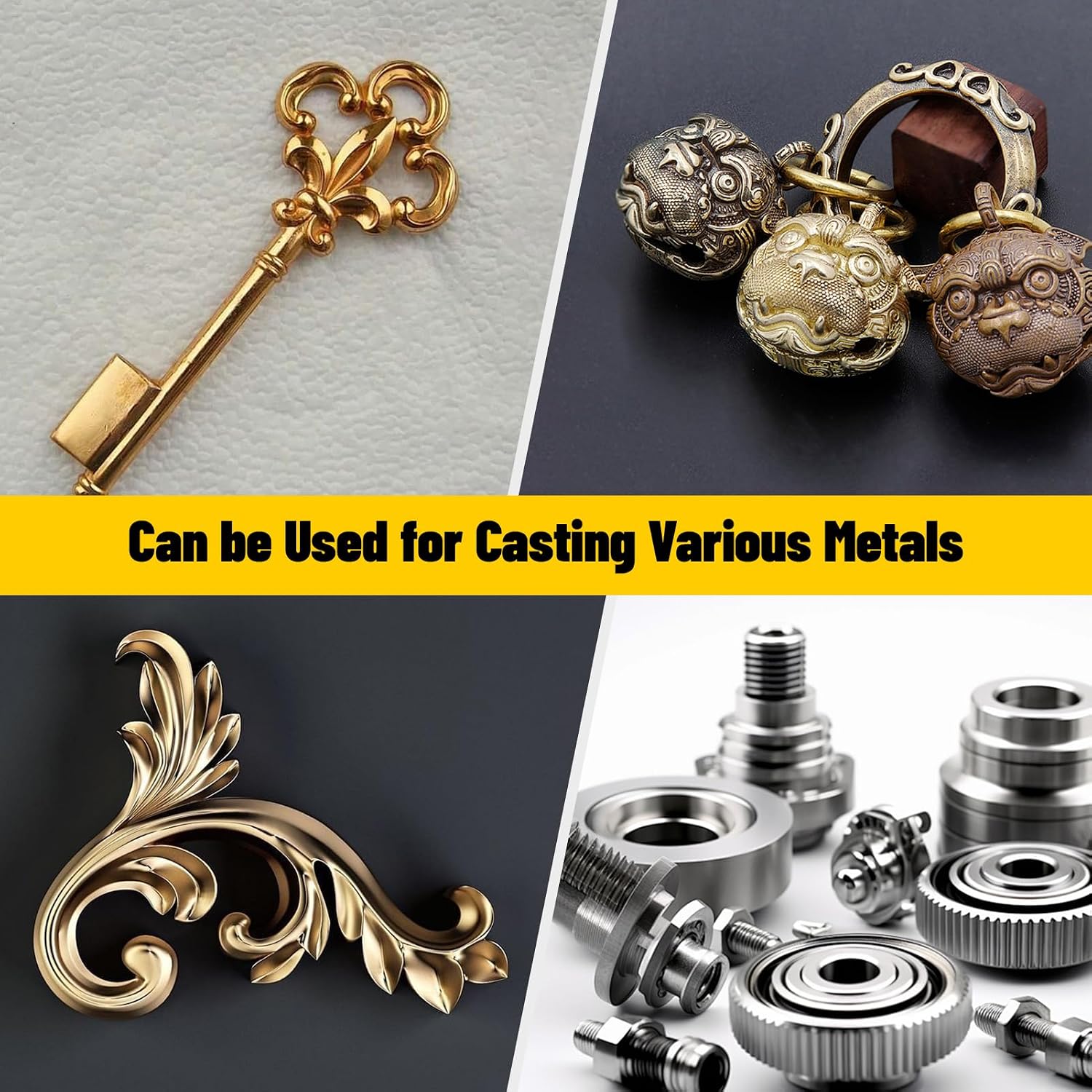 5.5LB 400 Mesh Fine Casting Sand for Metal, 0.22LB Viscosity-Enhancing Soil and 0.22LB Release Sand, Molding Clay for Jewelry Making, Casting Kit for Detailed Replicas (Weight-5.5LB)