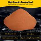 5.5LB 400 Mesh Fine Casting Sand for Metal, 0.22LB Viscosity-Enhancing Soil and 0.22LB Release Sand, Molding Clay for Jewelry Making, Casting Kit for Detailed Replicas (Weight-5.5LB)