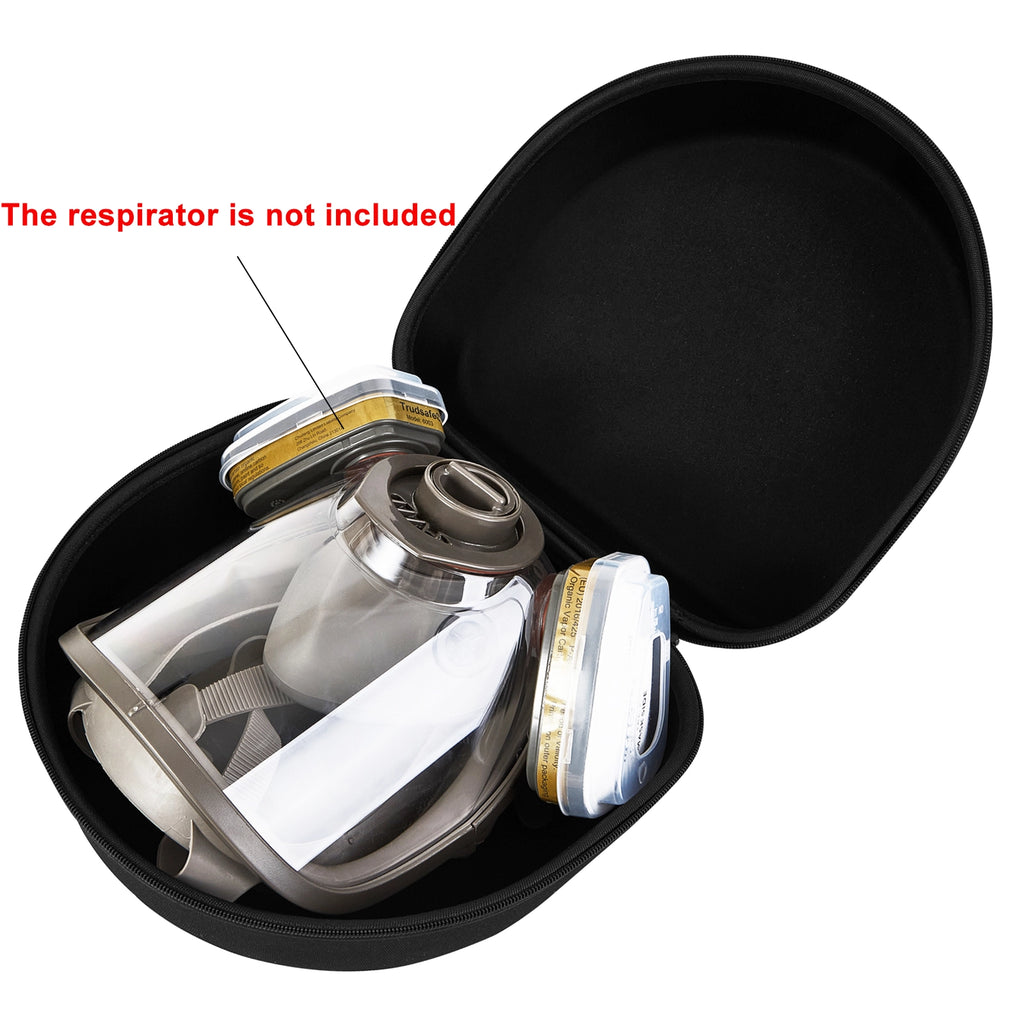 Deexun Hard Protective Travel Case for 3M 6700 6800 6900 Full Face Respirator Mask, Hard Shell Case fits 6000 Series Full Face Respirator, Gas Mask Bag, Gas Mask Pouch