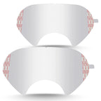 DeeXun 50 Pack Peel Off Lens Cover Compatible for 6885, 6000, 6700, 6800, 6900 Series Respirator Mask, Protective Cover(Pack of 30)